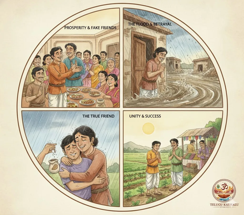 A Friend in Need is a Friend Indeed Story in Telugu