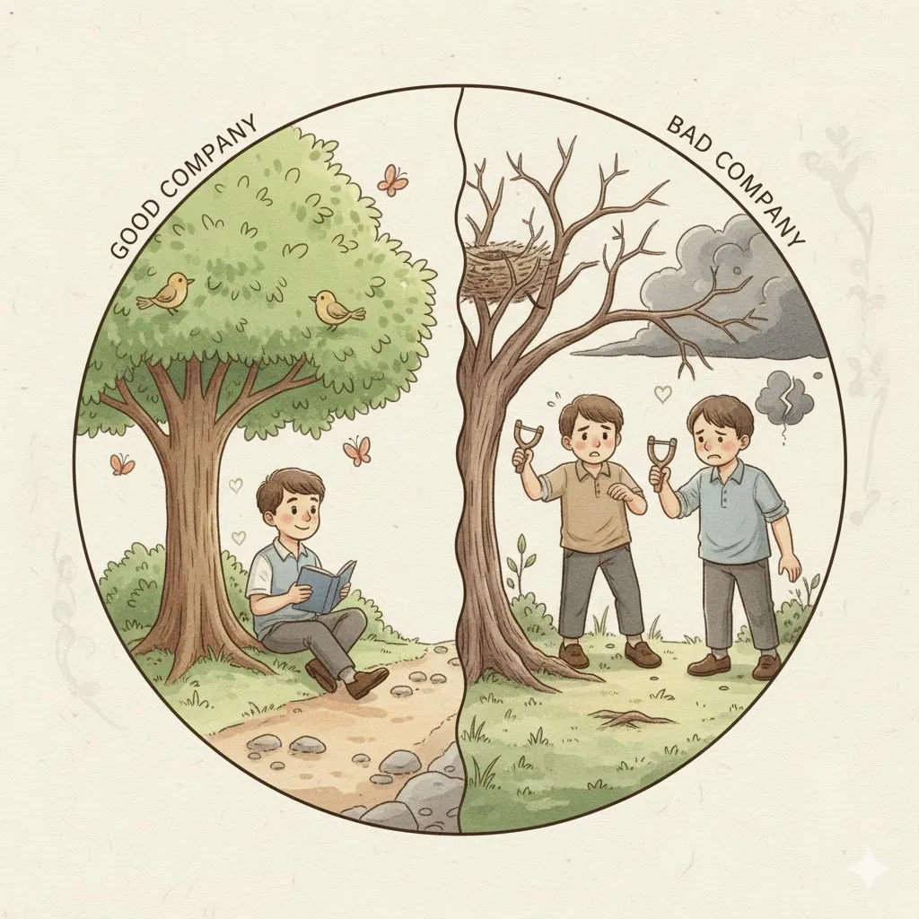 Bad Company Moral Story in Telugu