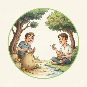 Greed and Contentment Story in Telugu