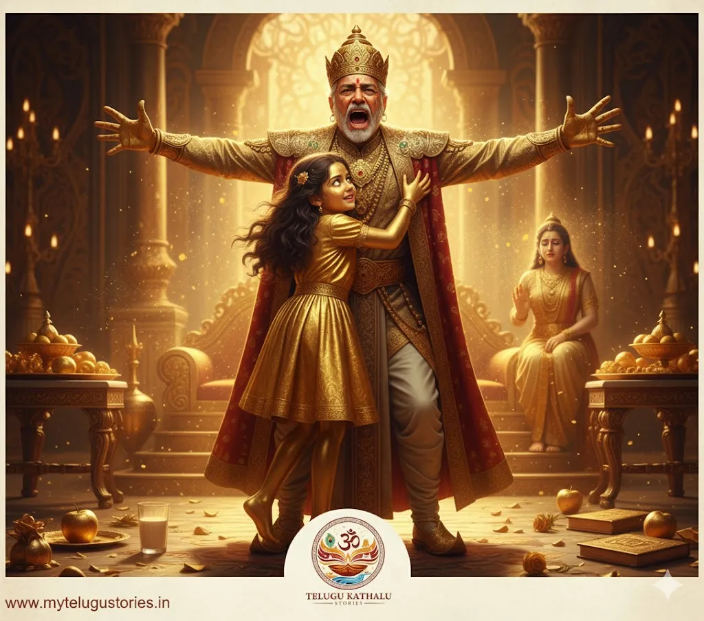Greedy King Moral Story in Telugu