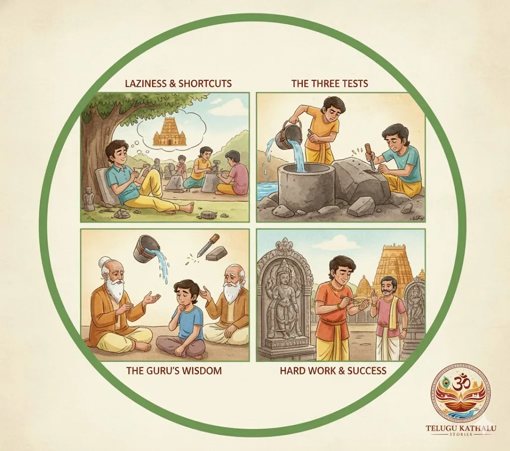 Hard Work is the Key to Success Story in Telugu