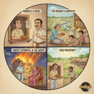 Power of Kindness Moral Story in Telugu