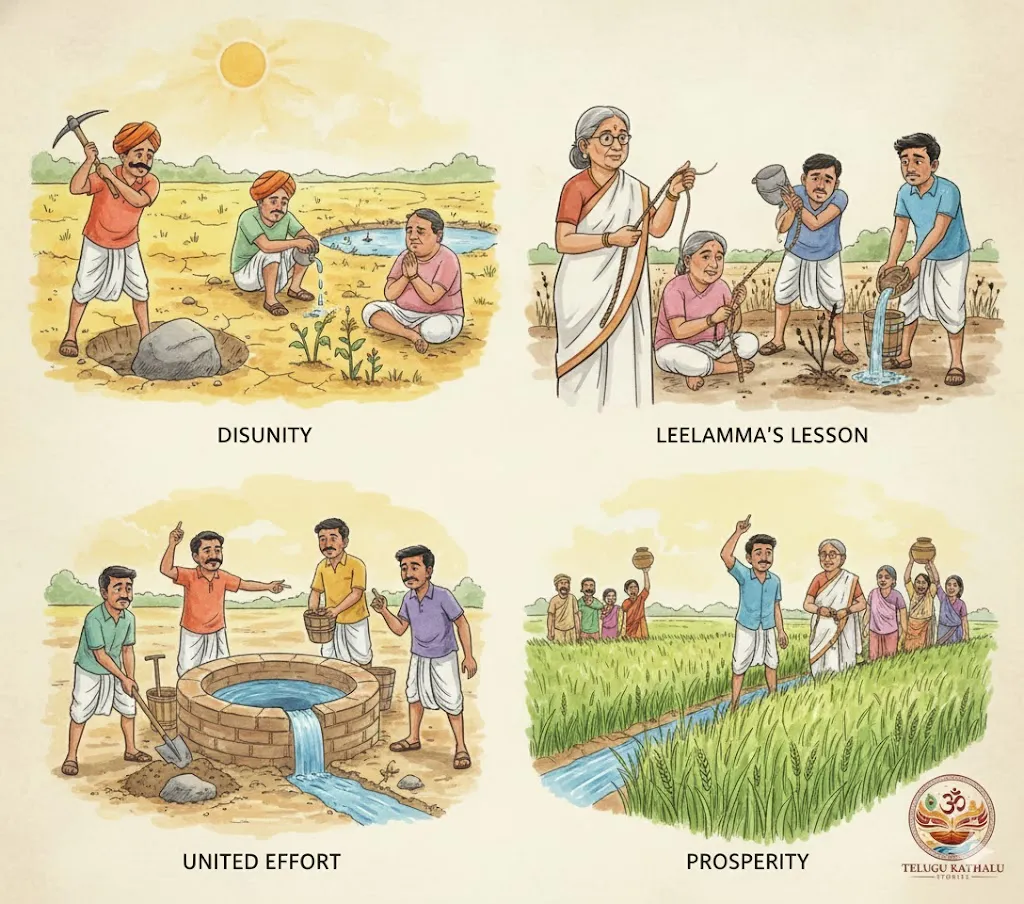 Unity is Strength Story in Telugu