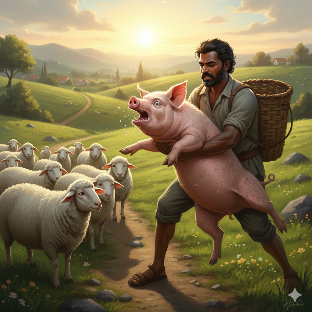 పంది భయం పందిది కథ