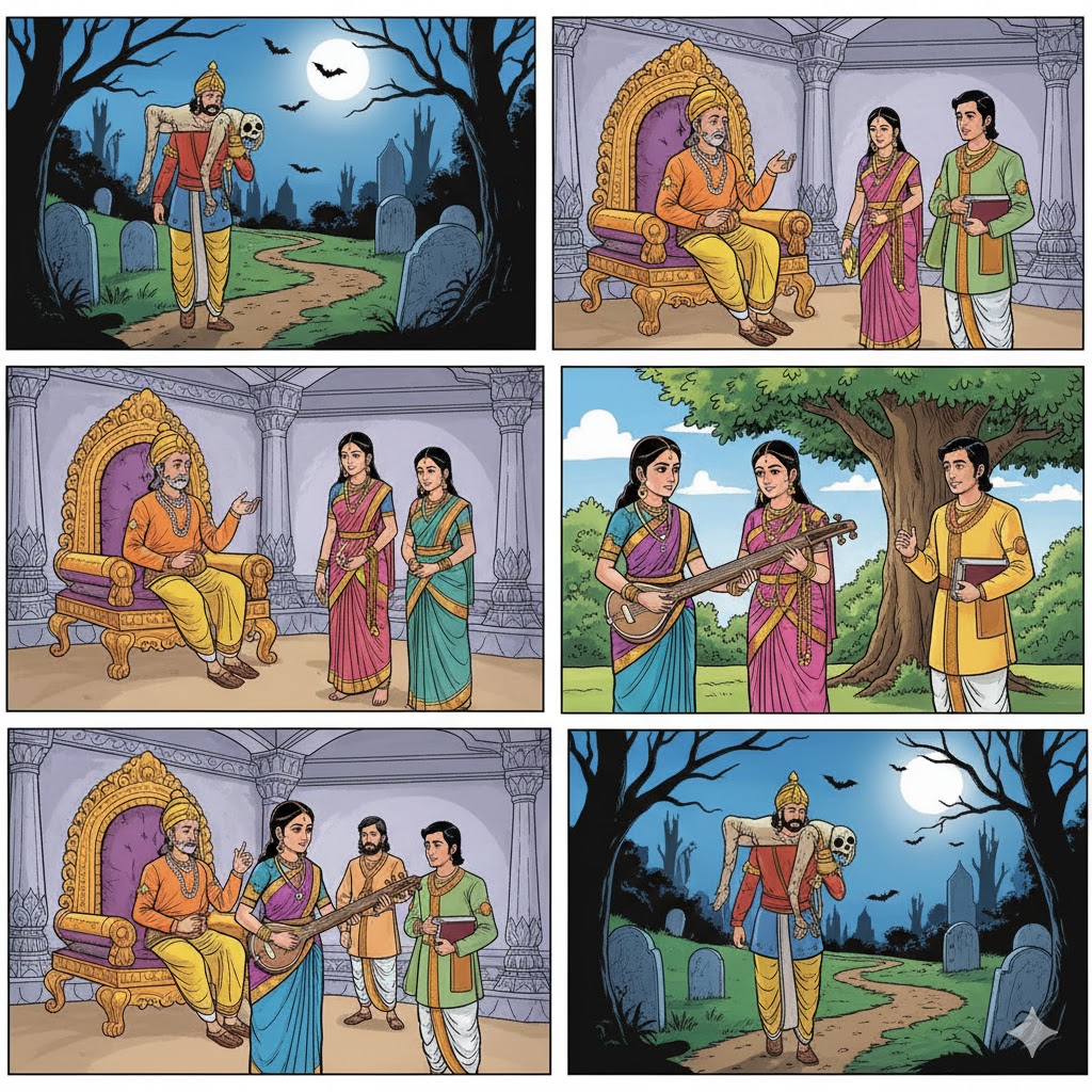 వీణాధరి నిర్ణయం కథ