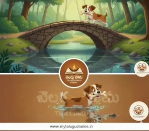 Dog and Bone Story in Telugu