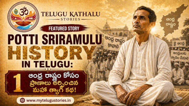 Potti Sriramulu History in Telugu