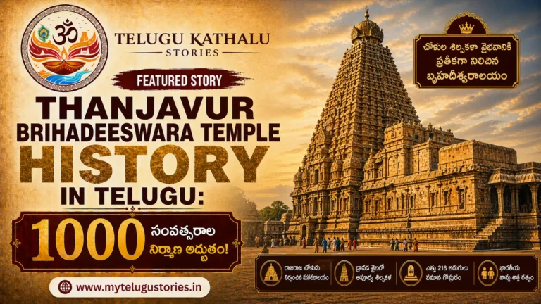 Thanjavur Brihadeeswara Temple History in Telugu